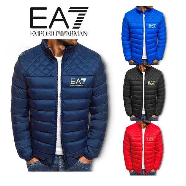 Zimowa męska puchowa kurtka termiczna