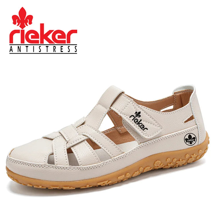 RIEKER®2025 új, puhatalpú, hétköznapi, üreges szandál