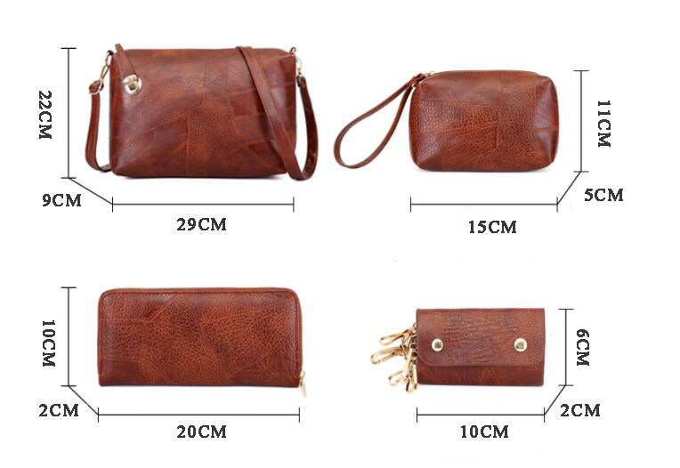 kiárusítás 🔥 Női bőrtáska szett (6 darab)