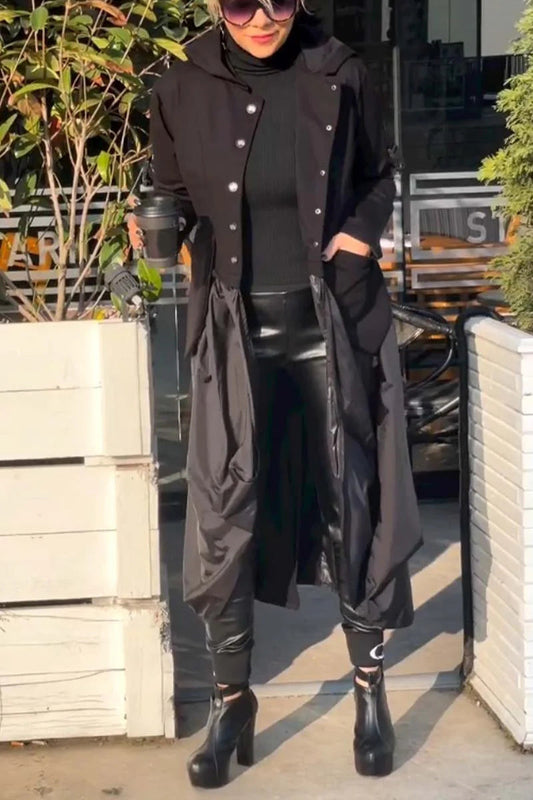 🔥Korlátozott ideig alacsony áron🔥Női kapucnis hosszú ujjú kabát