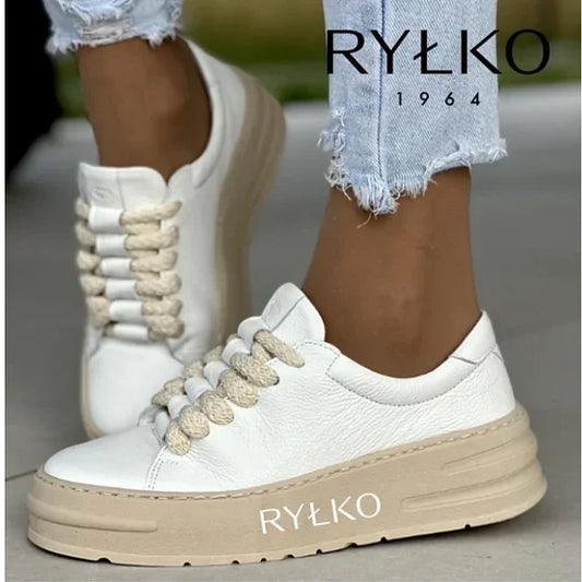 RYLKO® 2025 könnyű, lengyel gyártás, vastag bézs színű talpon