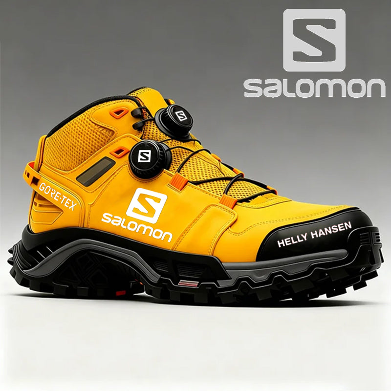 Vandeniui ir pramušimams atsparūs „Salomon“ darbo batai vyrams.