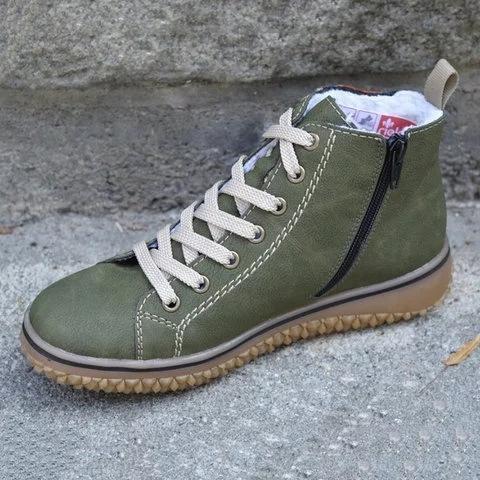 Női pamut termikus rövid lapos csizma