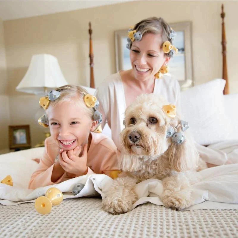 Nem fűthető szilikon hajcsavarók