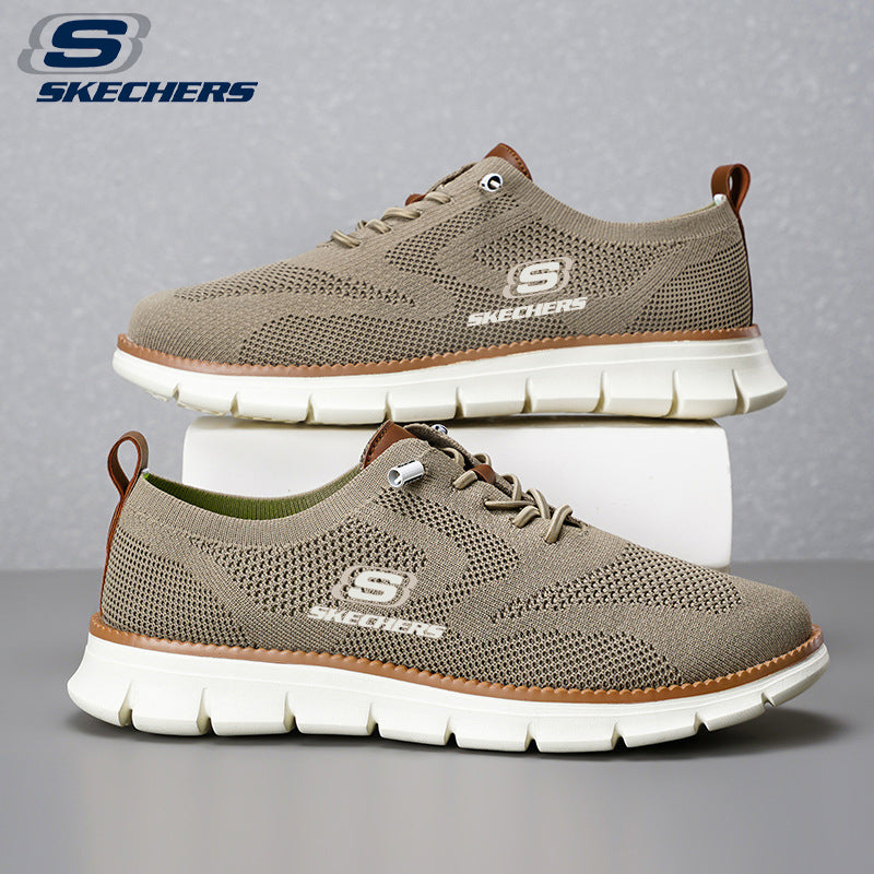 Új Skechers könnyű, fűzős mokaszinok, lezserek, lélegzőek és repülők