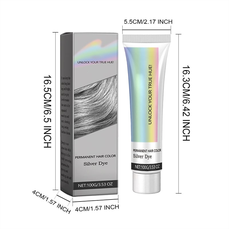 ✨ Napi 49% kedvezménnyel ✨ 2 az 1-ben természetes ezüst kivonatú hajfestés