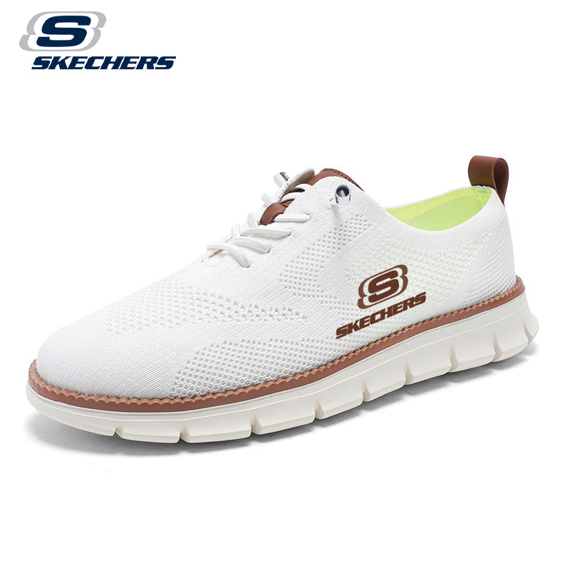 Új Skechers könnyű, fűzős mokaszinok, lezserek, lélegzőek és repülők