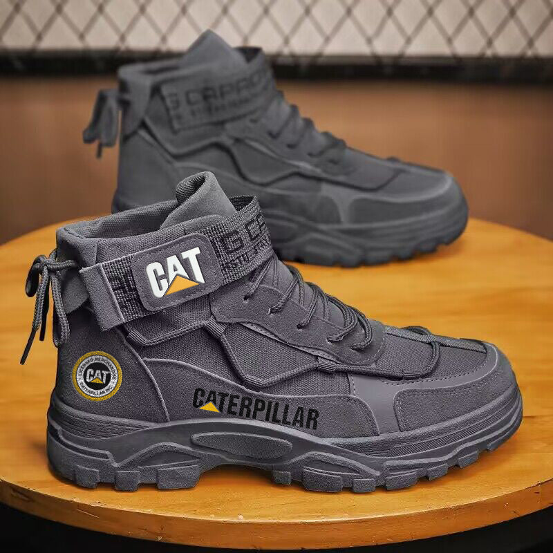 A CAT® férfi szabadtéri cipők lélegzőek, kényelmesek, csúszásmentesek és kopásállóak.