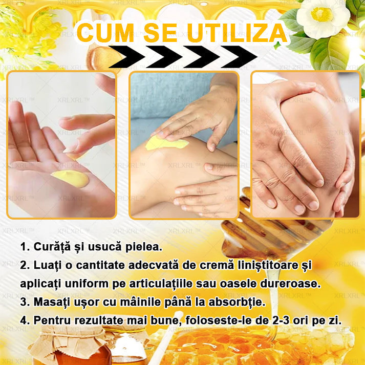 XRLXRL™ csontgyógyító méhméreg fájdalomcsillapító krém (kifejezetten idősebb felnőttek számára, az AAOS által ajánlott)