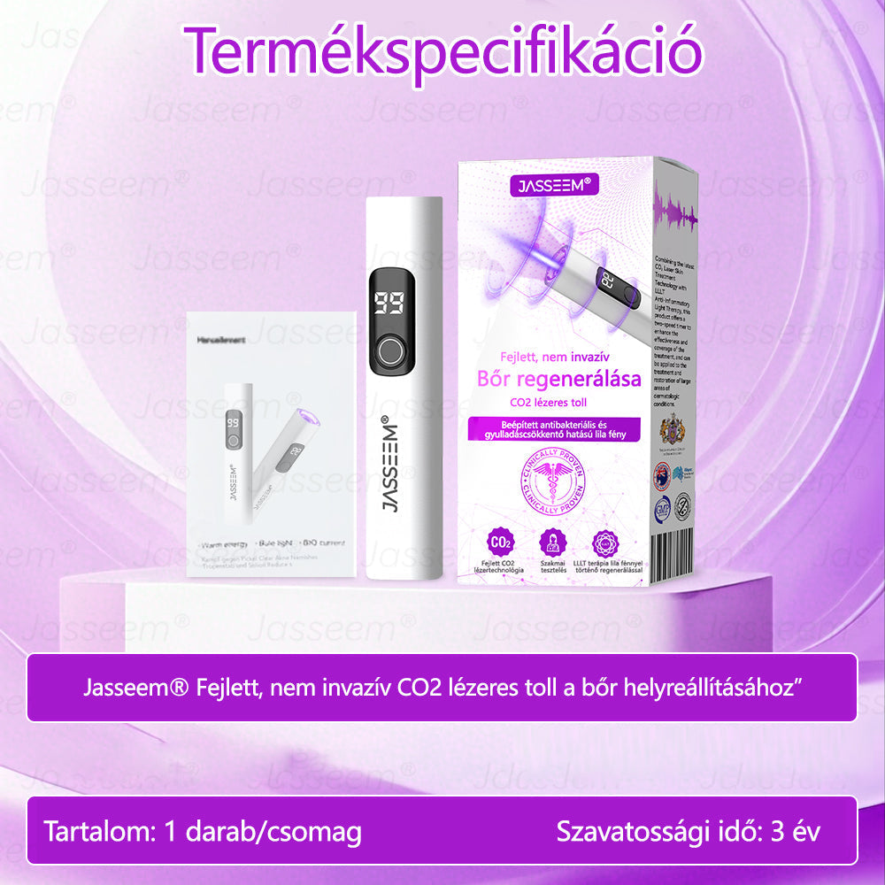 𝐉𝐚𝐬𝐬𝐞𝐞𝐦® Fejlett, nem invazív bőrjavító CO₂ lézeres toll 🎉 (Gyengéden eltávolítja a szemölcsöket, anyajegyeket, öregségi foltokat és bőrkinövéseket – fájdalom és gond nélkül!)
