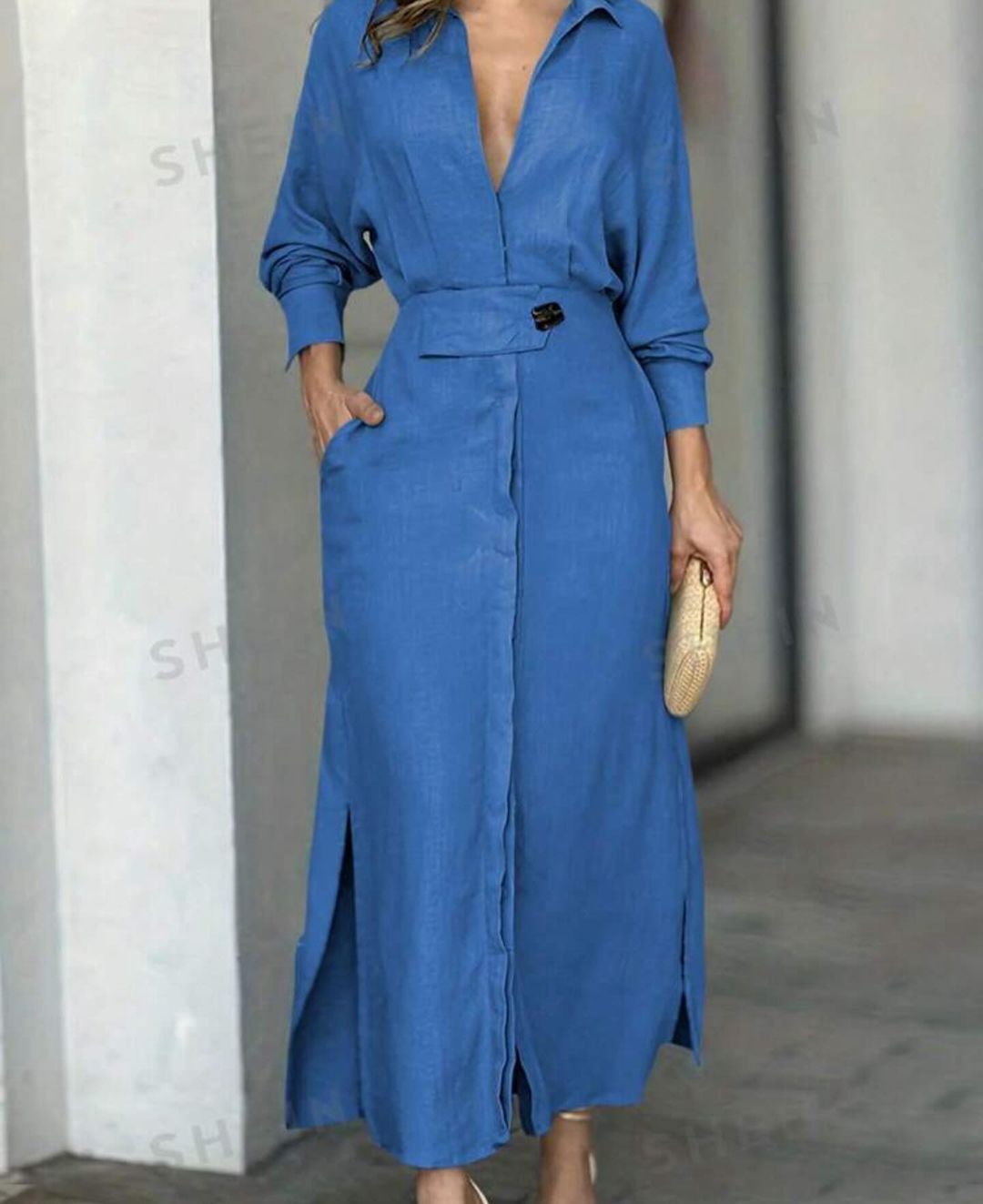 Elegáns maxiruha egyszínű 2024-ben