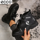 ECCO® 2025 új női vízálló és csúszásgátló borjúbőr rövid csizma