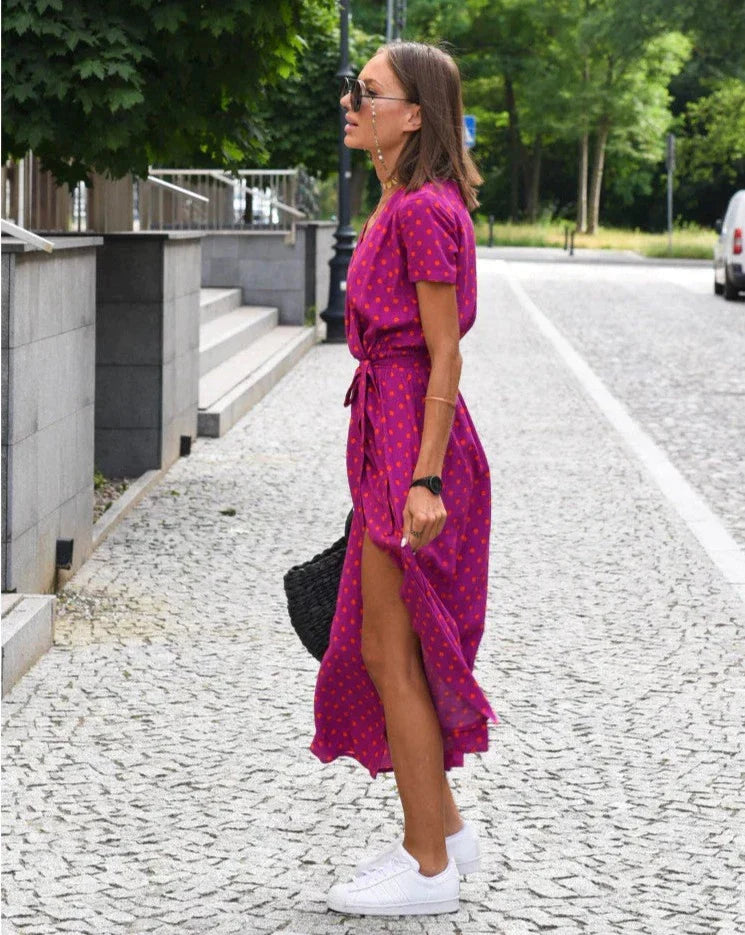 Linda - Virágmintás nyári ruha