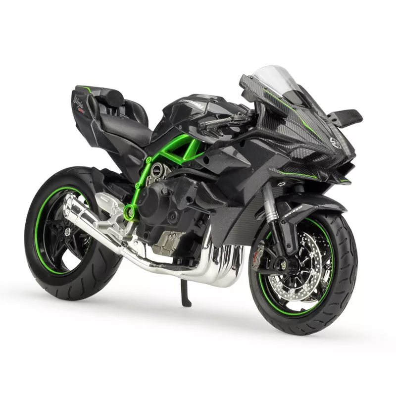 1:9 Kawasaki Ninja H2R motorkerékpár Diecast modelljáték