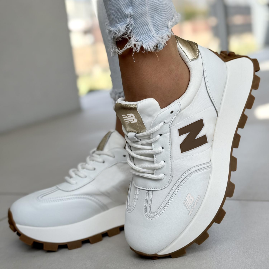 New Balance® női valódi bőr sportcipők