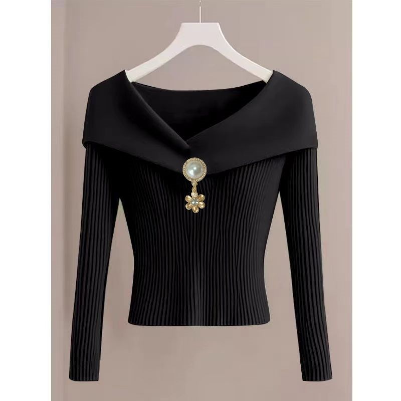 Burgundowy patchworkowy top damski z dolną górą