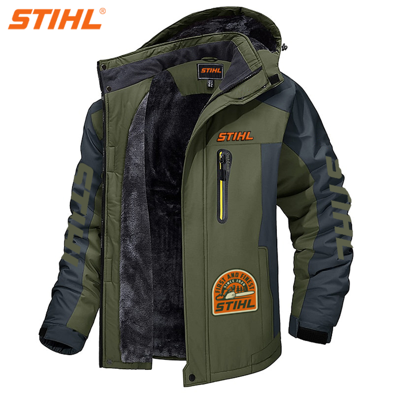 Jaqueta STIHL® 2025 quente, impermeável e corta-vento para outono/inverno, masculina e feminina