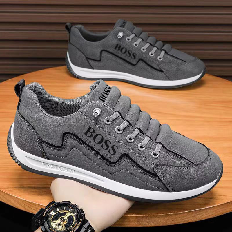 BOSS outono respirável novo casual all-match sapatos casuais antiderrapantes