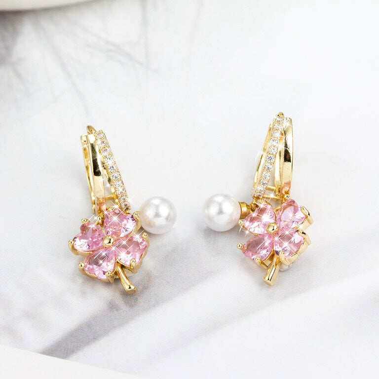 Mágneses nyirokterápiás germánium gránátos fülbevaló