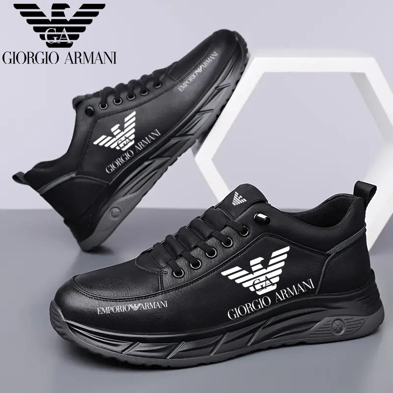 Új 2025-ös Armani férfi bőrcipők