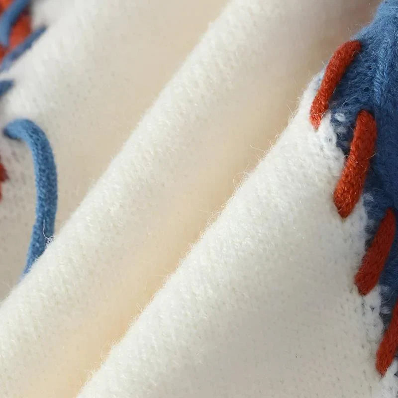 Divatos kötött férfi pulóver