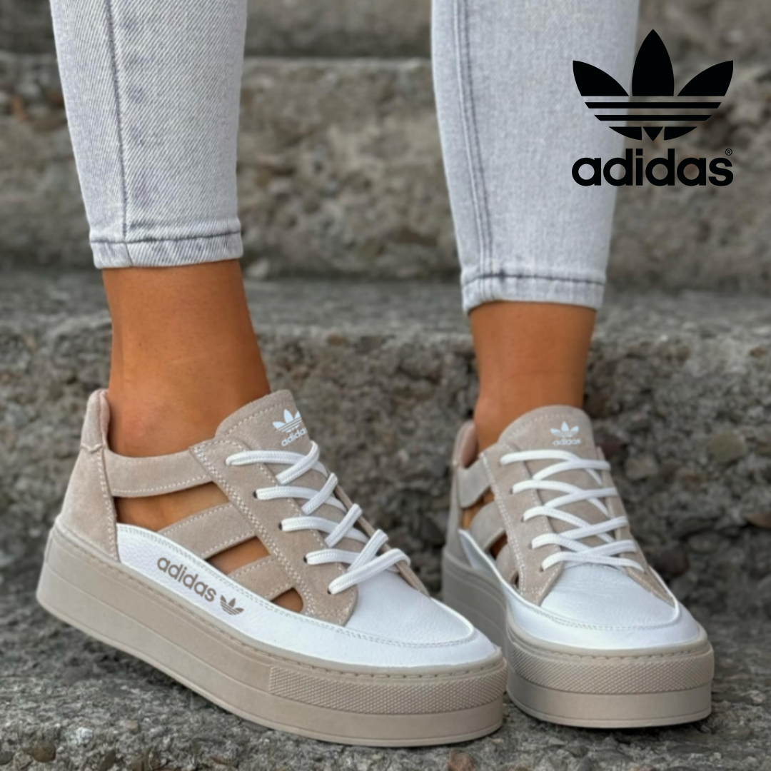 Adidas Originals női platformcipő lyukakkal, modern stílusban