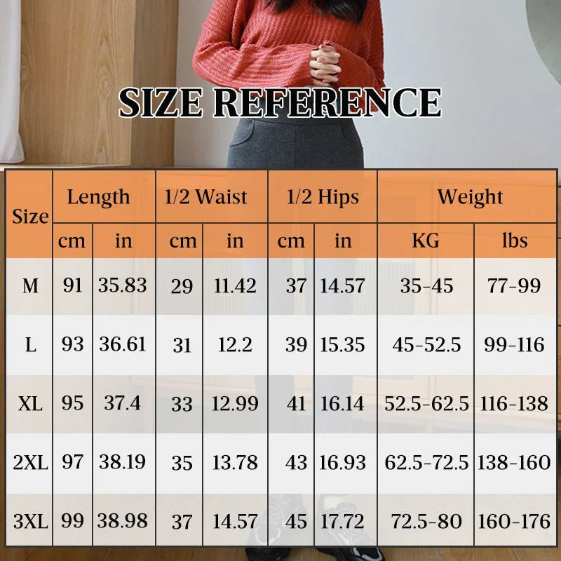 🔥Divatos női vékony kasmír termonadrág