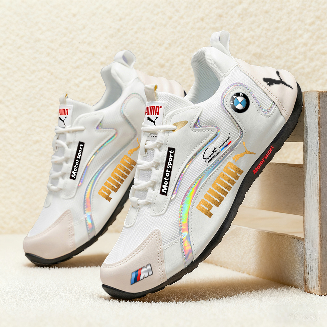 PUMA&BMW 2025 nyári új, lélegző férfi sportcipők