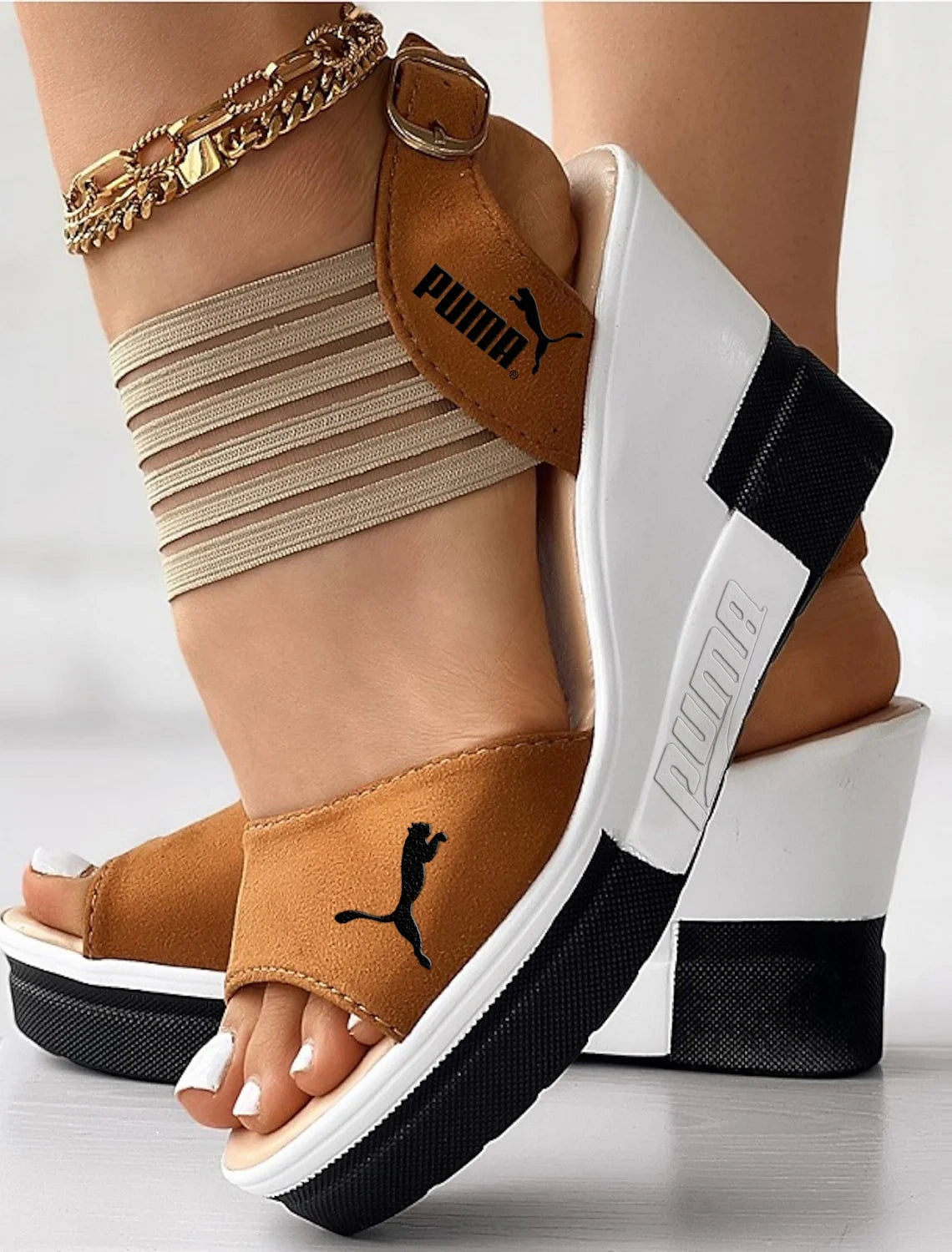 Puma 2025 Wedge Platform női szandálok