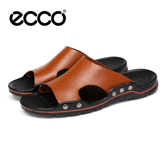 ECCO 2025 Nyári Férfi Bőr Szandál