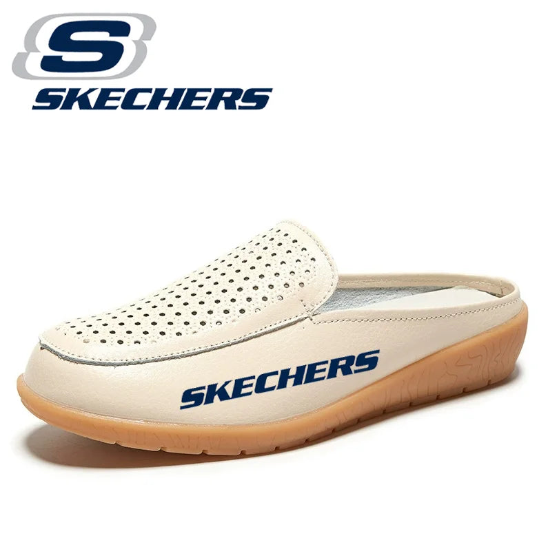 Skechers® női nyitott orrú légáteresztő szandálok