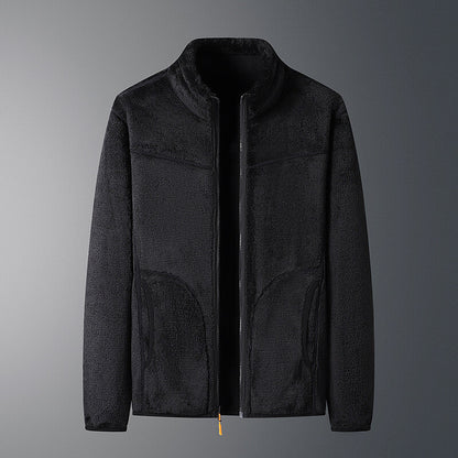 KÜLTÉRI GYAPJÚ KABÁT FÉRFI ÉS NŐI, ŐSZI ÉS TÉLI PULÓVER, GYAPJÚ ÉS SZÉLÁLLÓ ERŐSÍTÉS