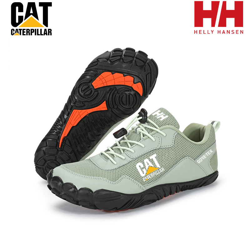 Značky CAT a Helly Hansen se spojily, aby vytvořily pánskou pracovní obuv, která je odolná proti propíchnutí, protiskluzová a voděodolná.