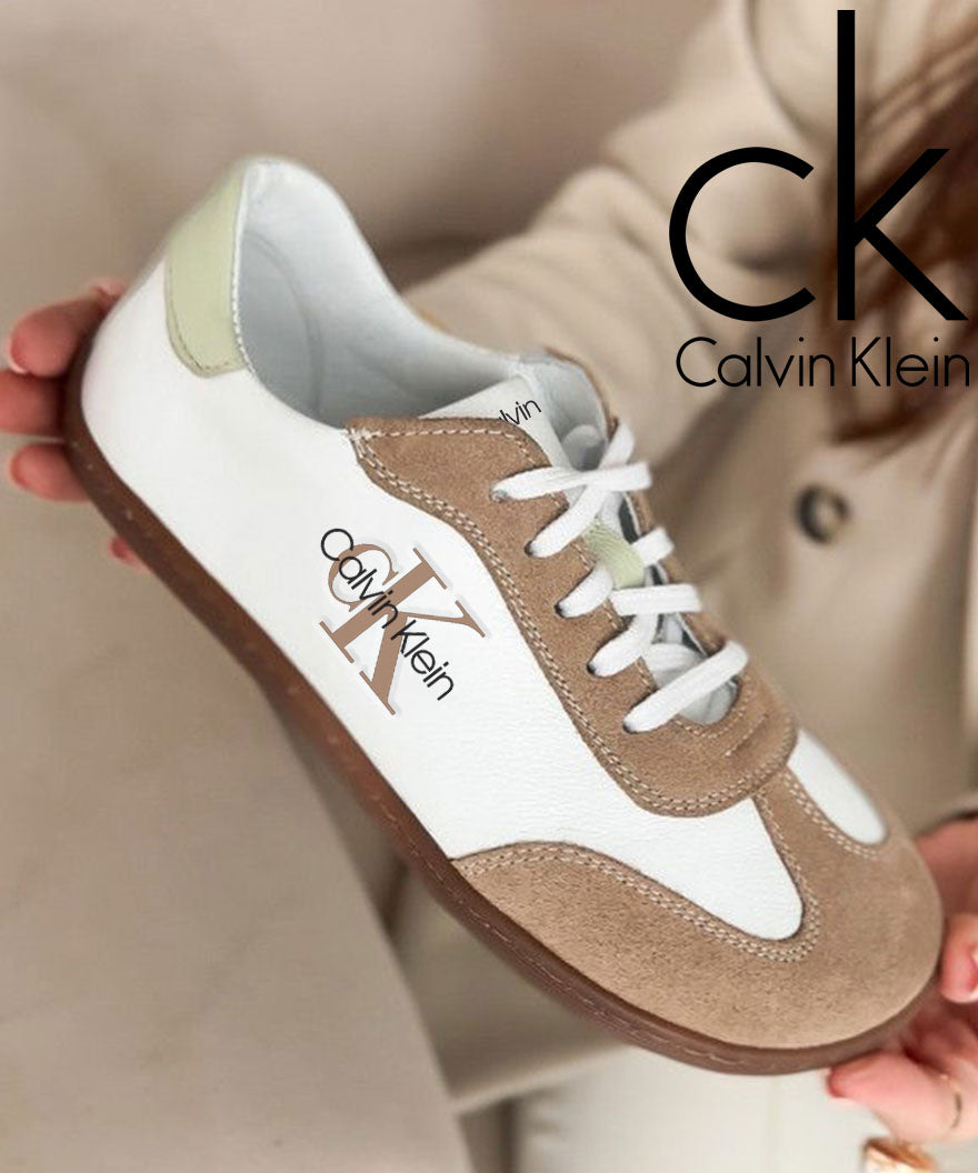 2025-ös Calvin Klein valódi bőr platformcipők