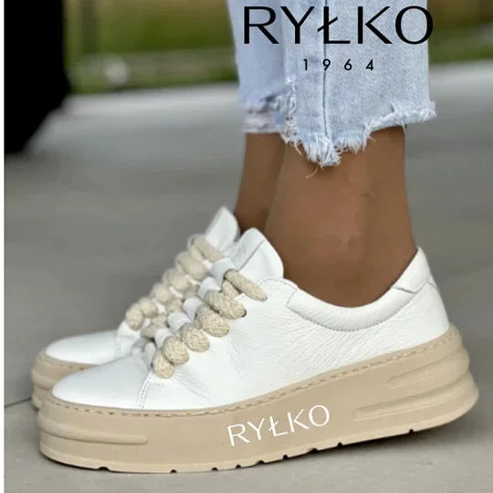 RYLKO® 2025 könnyű, lengyel gyártás, vastag bézs színű talpon