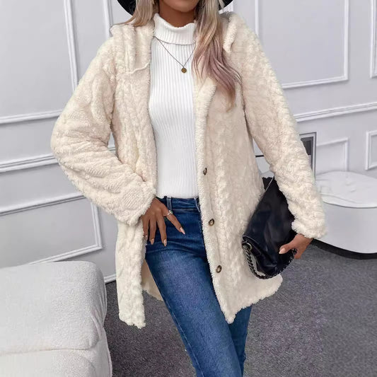 🎁VÁSÁROLJON 1 EGYET, ELSŐ 50 SZERETETTEL 1 INGYENES ✨ MEELEG ÉS DIVATOS ŐSZI KAPCSÚS KABÁT TISZTA GYAPJÚBÓL, GYÉMÁNT MINTÁVAL