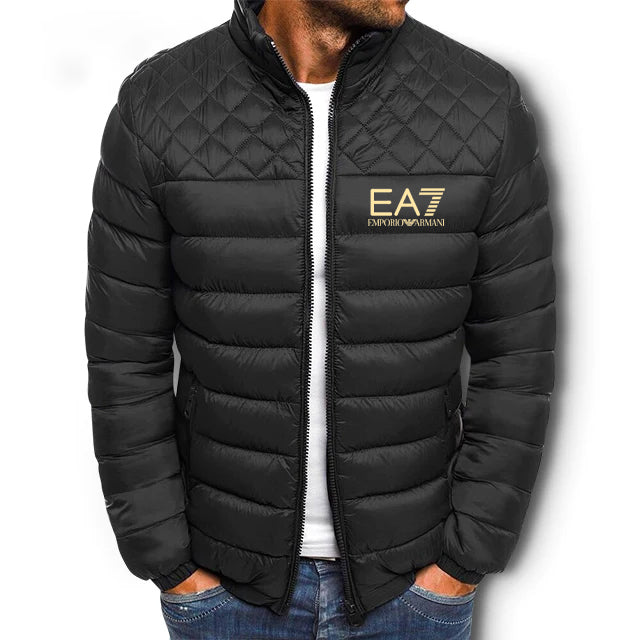 Zimowa męska puchowa kurtka termiczna