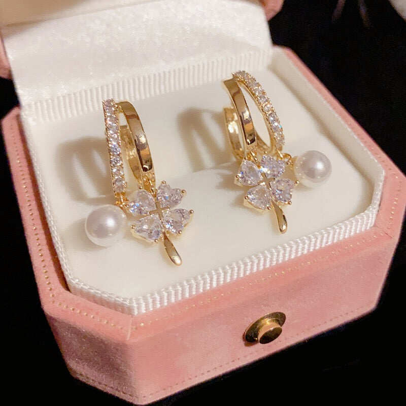 Mágneses nyirokterápiás germánium gránátos fülbevaló