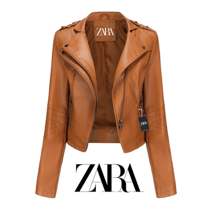 [ZARA]✨Elegáns női bőrkabát, stílusos és kényelmes bármilyen alkalomra.✨