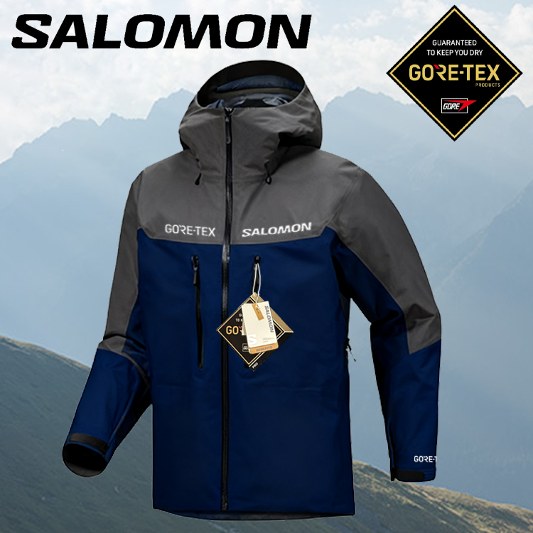 Salomon Gore-Tex 2025 – Új! Vízálló és szélálló kabát – Nagy akció!