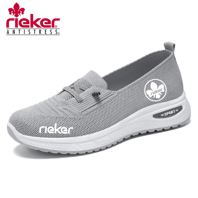 RIEKER@2025 új repülő szövött masszázsszandál