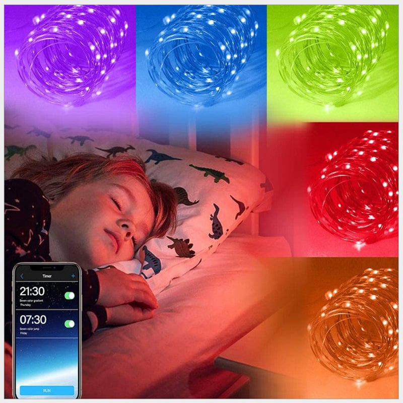 Többszínű animált kültéri LED fényshow