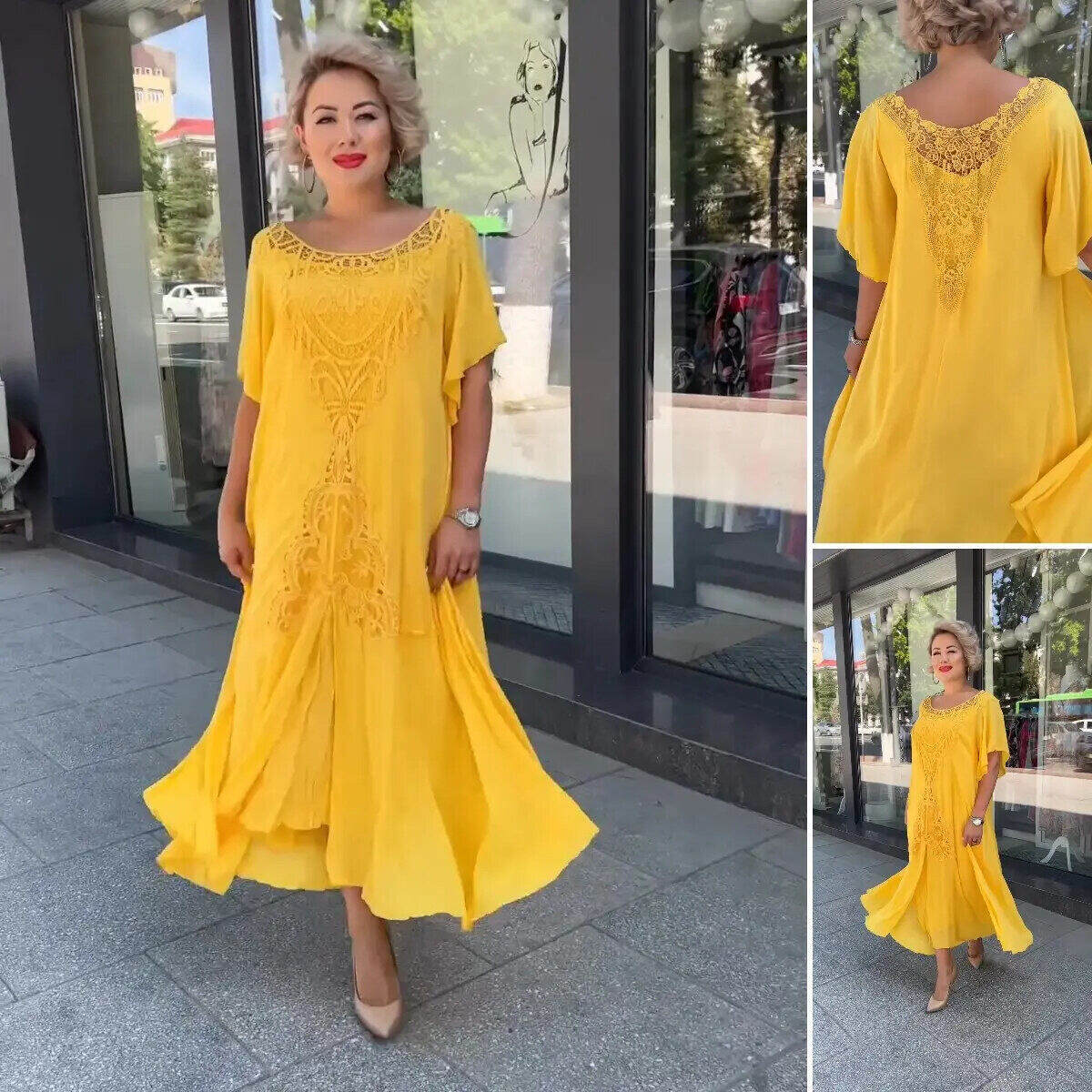 🤩💃[S-5XL] 2024-es új, nagyméretű női bő ruha🤩💃