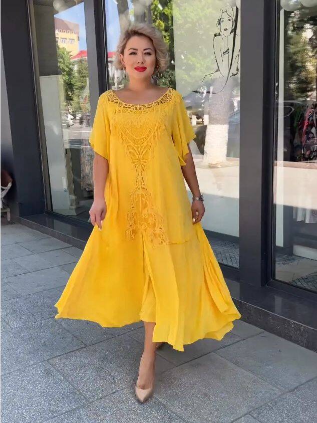 🤩💃[S-5XL] 2024-es új, nagyméretű női bő ruha🤩💃