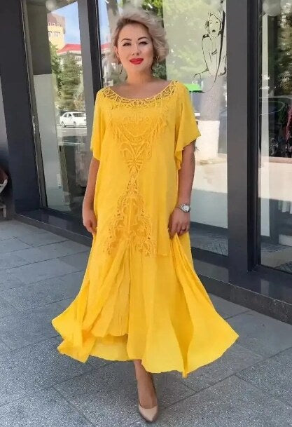 🤩💃[S-5XL] 2024-es új, nagyméretű női bő ruha🤩💃