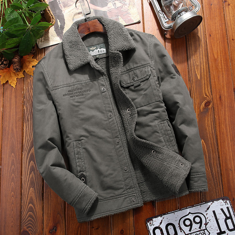 TÉLI PAMUT BÁRÁNTYA GYAPJÚ KABÁT PLUSZ BÁRSONYOS VASTAG PAMUT KABÁT