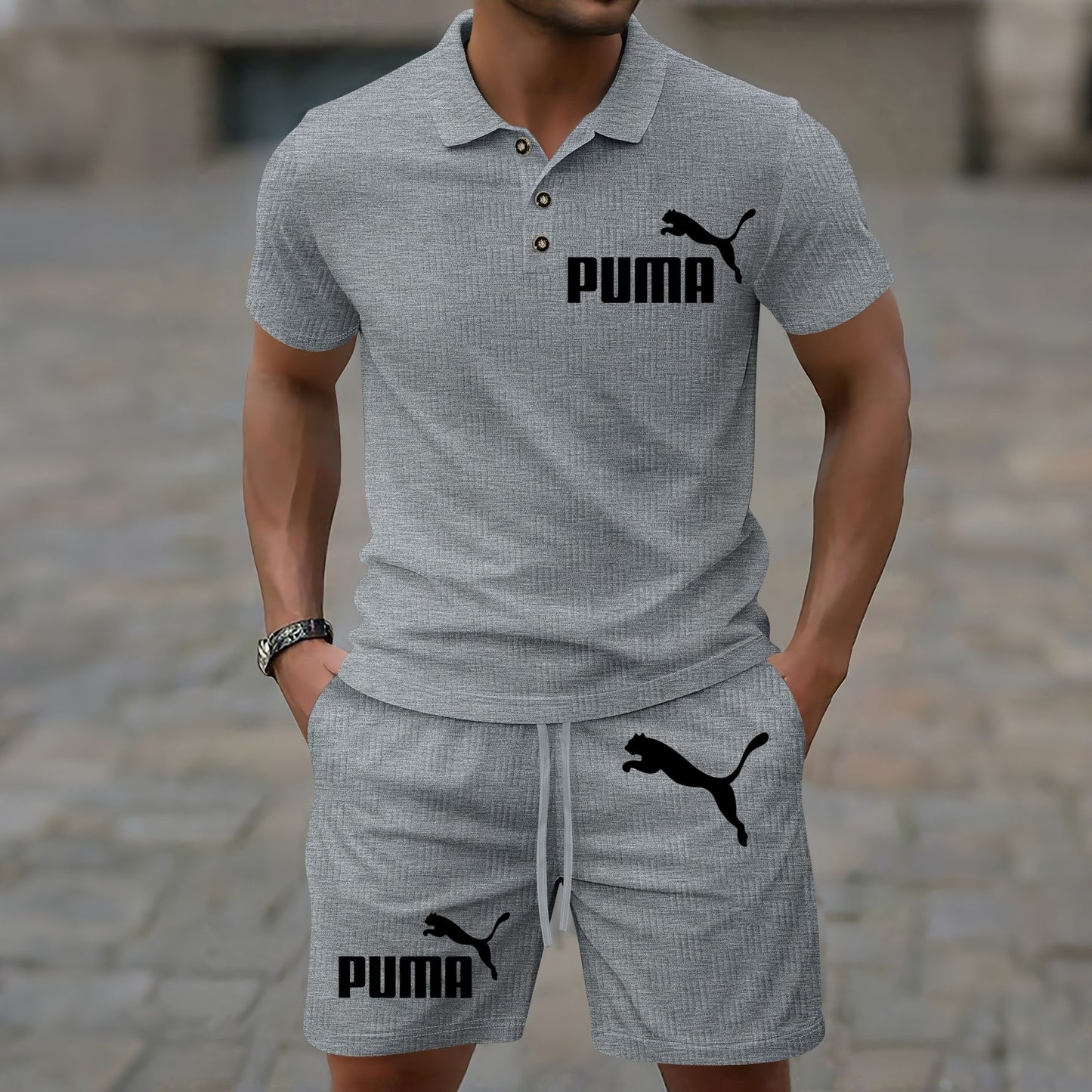 Puma 2 részes szabadidős rövidnadrág szett