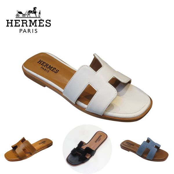 Hermes® női borjúbőr szandál