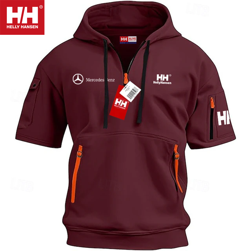 A Helly Hansen® Mercedes-Benz új, bő kapucnis pulóvere korlátozott számban kapható.