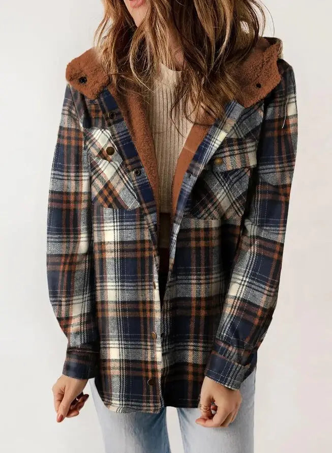 Kockás patchwork jumper